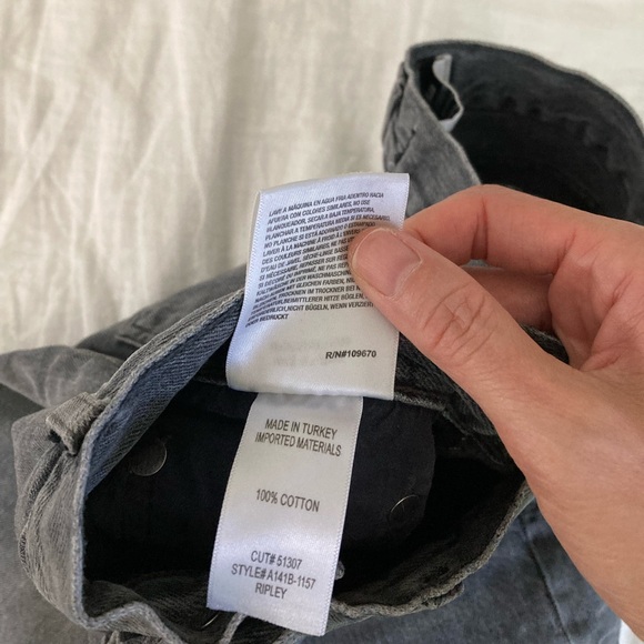 CLOSET CLOSING! Agolde Ripley high rise straight jeans - Picture 8 of 9